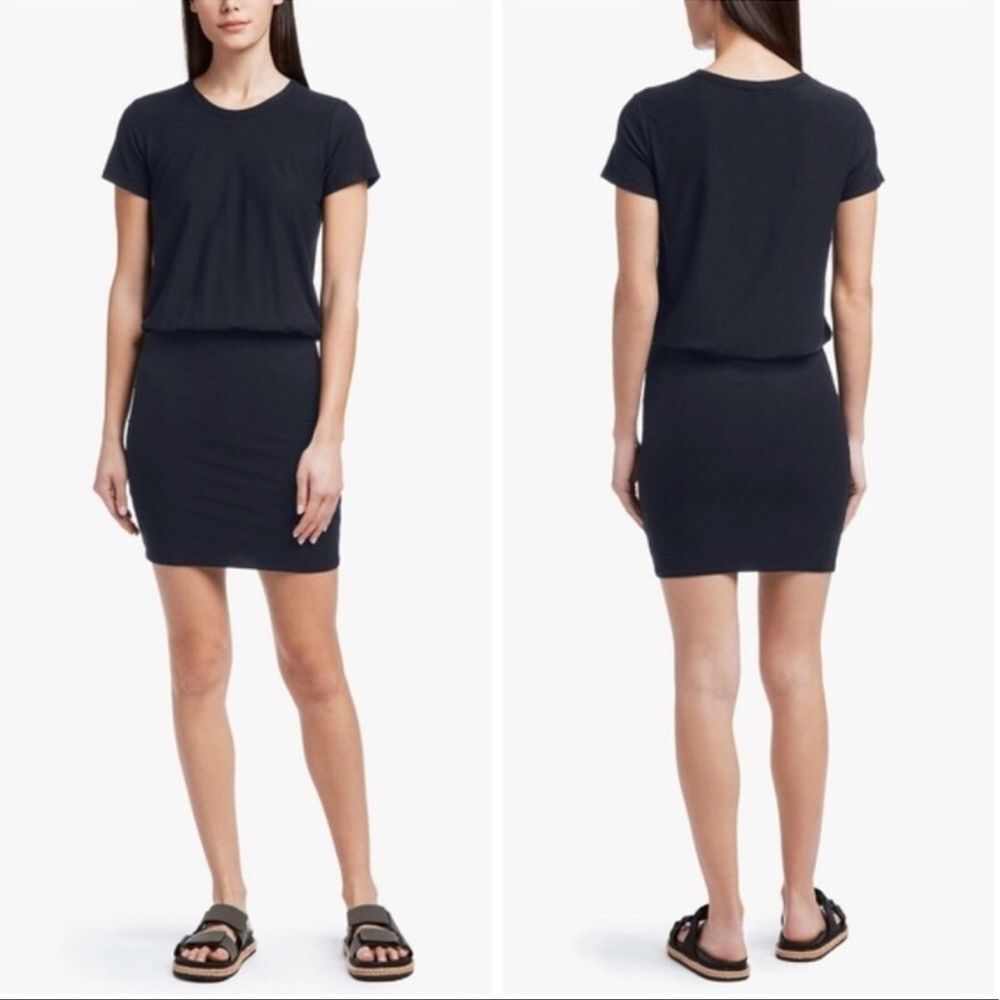 James Perse Ruched T-shirt Dress Sz 3